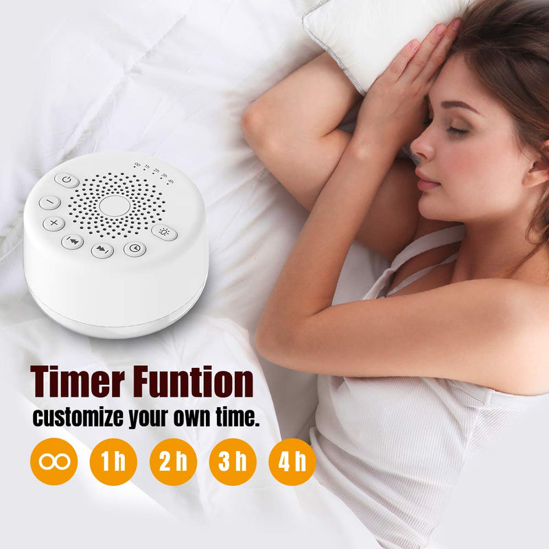 Easysleep White Noise Machine Sleep Aid With 25 Soothing Sounds And Night Light White Noise Machine With Memory Function 32 Volume Levels And 5 Timers Ac Or Usb Powered - NewNest Australia