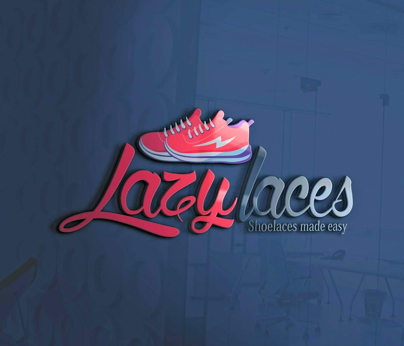 LAZY LACES ™ Elastic No Tie Lock Shoelaces for Sports, Walking, Trekking & Running | Toddlers, Kids, Adults, Elderly, Disabled & People with Low Mobility Plain Navy Blue - NewNest Australia