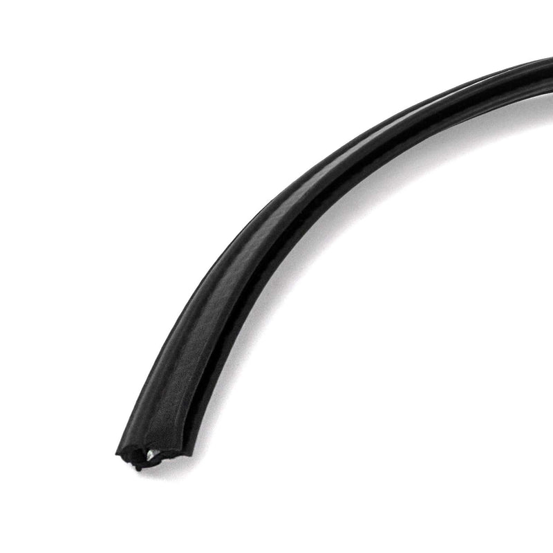 QWORK 5 Feet EPDM Rubber Trim Seal with Top Bulb, Fits Edge 1/16" to 1/8" Bulb Position: Top - NewNest Australia