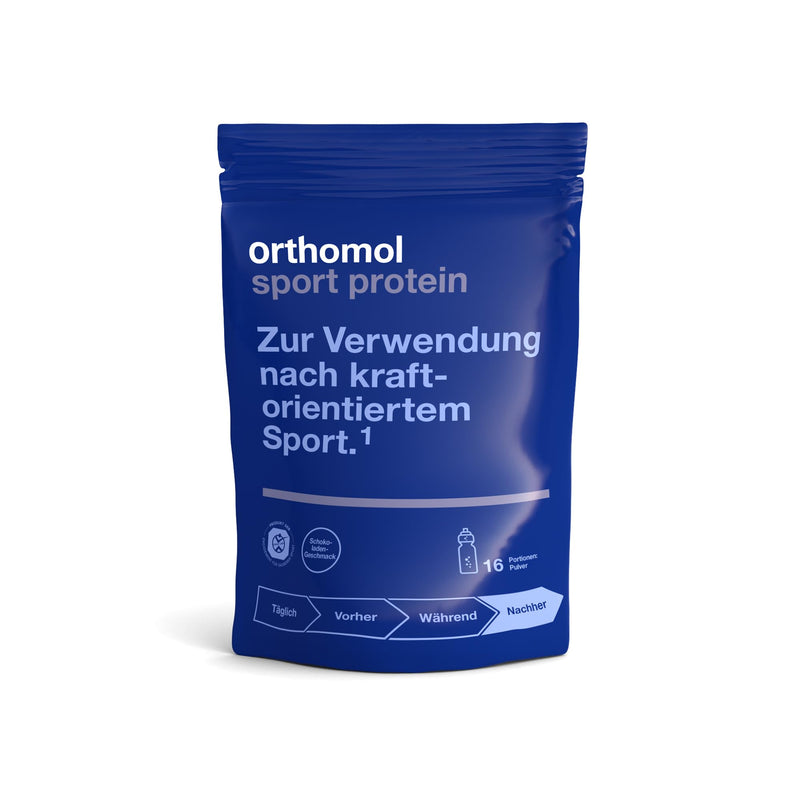 Orthomol Sport Protein - Chocolate Protein Shake Made Of Whey Protein Isolate Powder - Protein Powder With Bcaa & Creatine - Dietary Supplement Muscle Building - NewNest Australia