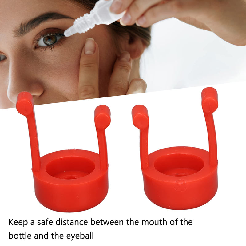 Eye Drop Dispenser, 2 PCS Eye Drop Guide Autodrop Eye Guide Hygienic Portable Silicone Eye Drop Bottle Auxiliary Holder Dropper Aid Tool Fall Into Your Eyes Without Fight - NewNest Australia