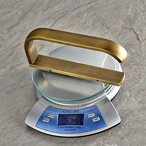 Leyden Brass Toilet Paper Holder, Antique Brass Bathroom Retro Tissur Roll Holder 8.9 inch, Wall Mounted Brushed Bronze Roller Dispenser - NewNest Australia