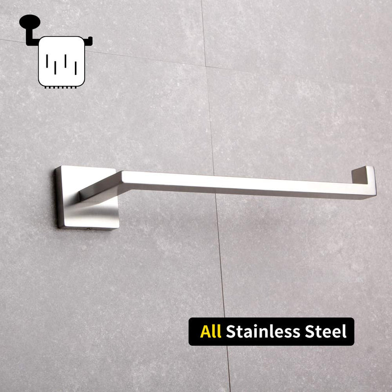 GERZWY SUS 304 Stainless Steel Hand Towel Holder Modern Bathroom Towel Ring Wall Mounted Brushed Finish IG1806-LS - NewNest Australia