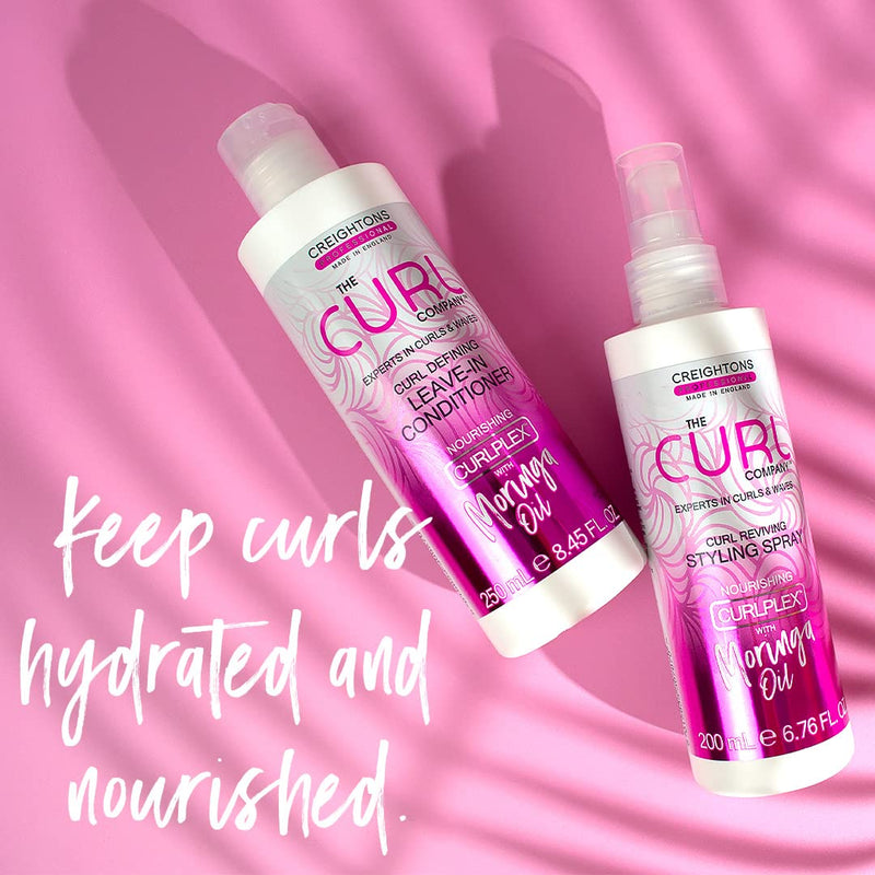 The Curl Company Curl Defining Leave-In Conditioner (250ml) - Professionally Formulated with Nourishing Curplex with Moringa Oil. Experts in Curls & Waves - NewNest Australia