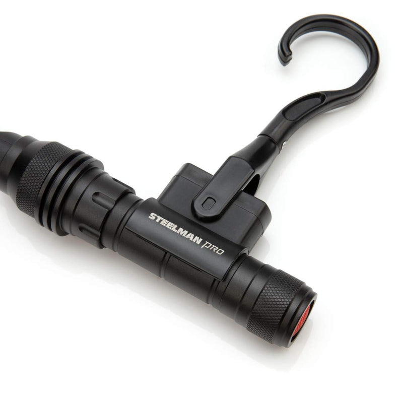 Steelman Pro 78751 Magnetic Hook Flashlight Holder Worklights Black - NewNest Australia