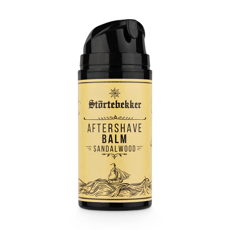 St√∂Rtebekker Premium After Shave Balm - Perfect For Shaving Treatment - After Shave Men - Pleasant Sandalwood Fragrance - High-Quality Ingredients - Gift Idea - Made In Germany - NewNest Australia