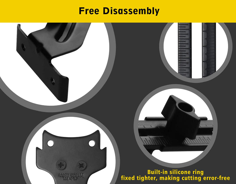 Router Edge Guide for Fixed Base Compact Router (DNP618), Straight Edge Guide for Quickly Attached to Router Fixed Base - NewNest Australia