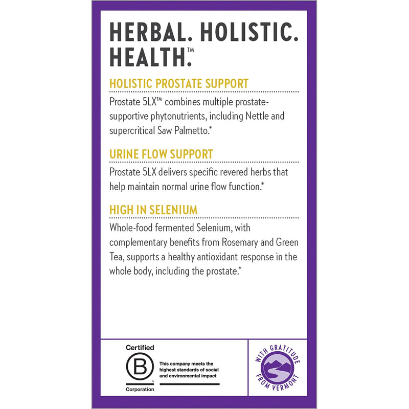 New Chapter Prostate Supplement - Prostate 5LX with Saw Palmetto + Selenium for Prostate Health - 60 ct Vegetarian Capsule 60 Count (Pack of 1) - NewNest Australia