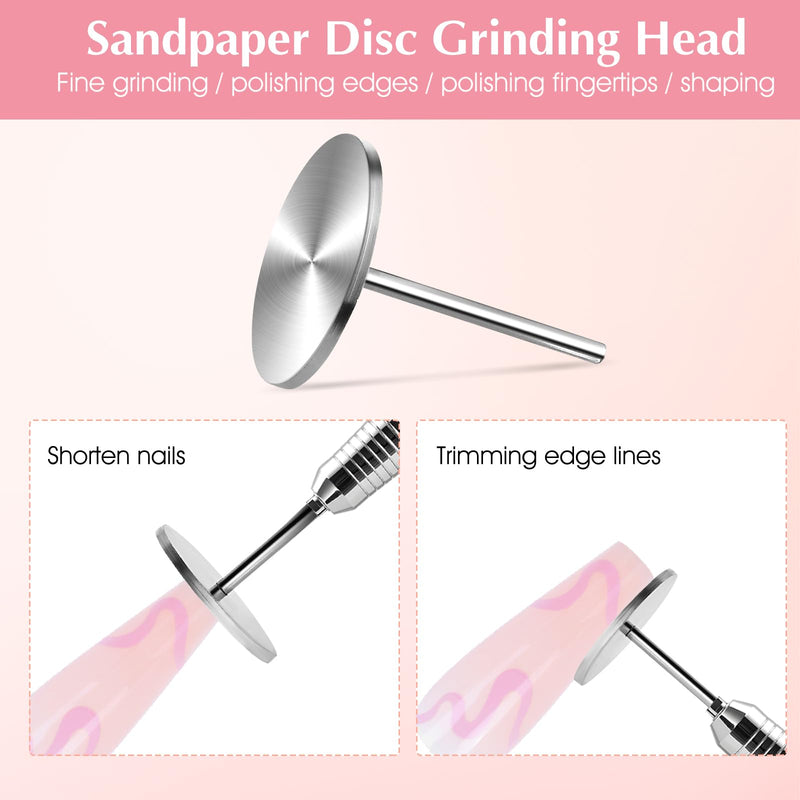 TIESOME 61 pieces sanding disc pedicure, 25 mm foot grinder sandpaper sanding discs replacement sandpaper disc tool sanding discs for hard dead skin cracked heel (style 1) style 1 - NewNest Australia