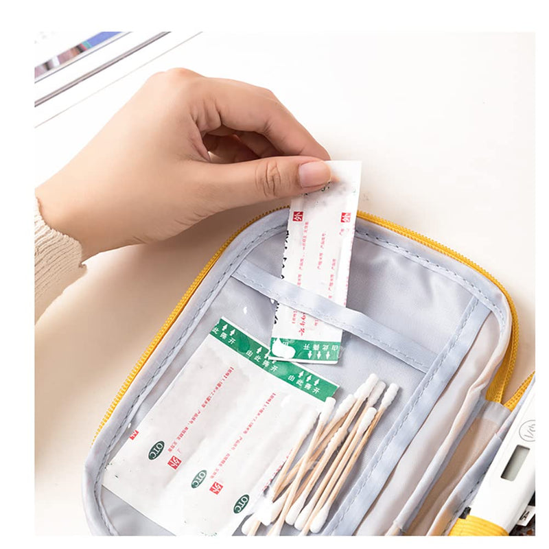 Isaken Mini First Aid Kit, Medicine Bag Small And Lightweight Medical Bag Emergency Kit Medical Storage Bag First Aid Box For Home, Car, Travel, Office, Sports, Hiking, Camping - NewNest Australia