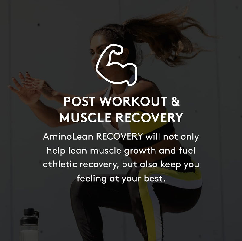 RSP AminoLean Recovery - Post Workout BCAAs Amino Acids Supplement + Electrolytes, BCAAs and EAAs for Hydration Boost, Immunity Support - Muscle Recovery Drink, Vegan Friendly, Blood Orange 30 Servings (Pack of 1) - NewNest Australia