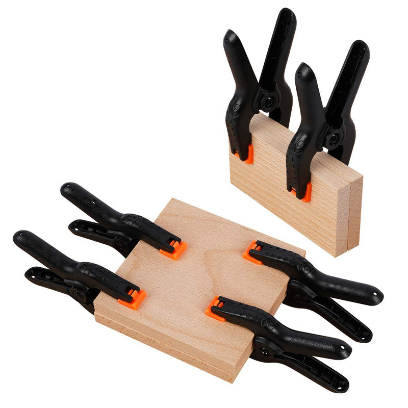 10 Packs of 3.5 inch Professional Plastic Small Spring Clamps Heavy Duty for Crafts or Plastic Clips and Backdrop Clips Clamps for Backdrop Stand,Photography, Home Improvement and so on - NewNest Australia
