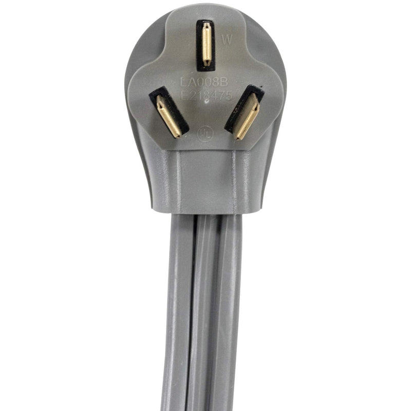 Certified Appliance Accessories 40-Amp Appliance Power Cord, 3 Prong Range Cord, 3 Wires with Open-End Connectors, 5 Feet, Copper Wire 5 Foot - NewNest Australia