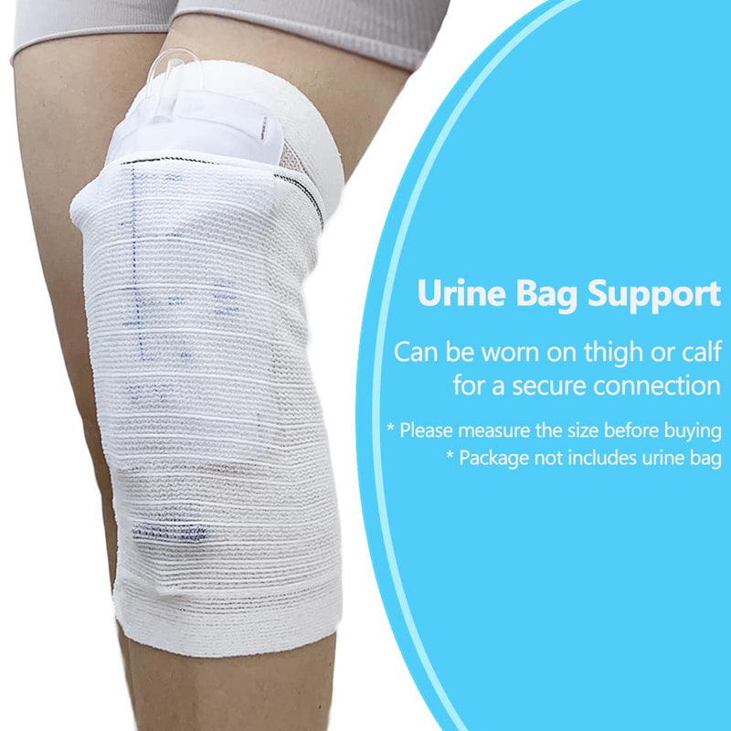 Catheter Leg Bag Holder Cover - Urine Bag Holder Caregiver Comfortable Foley Leg Bag Sleeve Protection, Ultra-Soft & Breathable (XL) XL - NewNest Australia