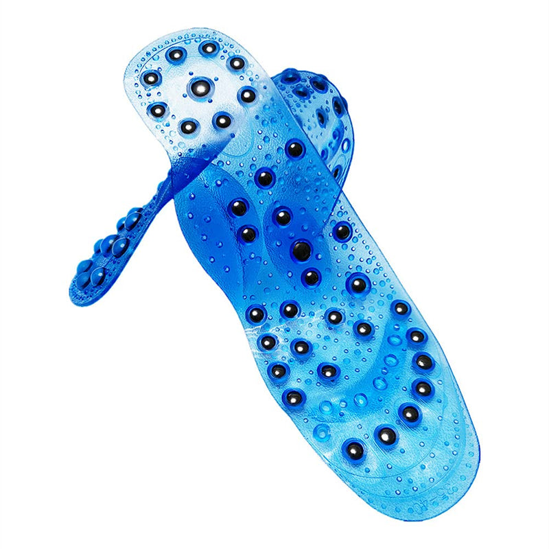 Magnetic Therapy Massage Insoles with Magnet 68PCS Stimulates the Pressure Points, Acupressure Promotion of Blood Circulation Sports Jogging Hiking Refreshing Breathable Healthcare Insole 41-45 Blue - NewNest Australia