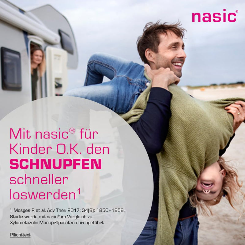 nasic for children OK nasal spray with the active plus | Decongestant cold spray without preservatives for children aged 2 and over | With xylometazoline & dexpanthenol | Economy set with 2 x 10 ml - NewNest Australia