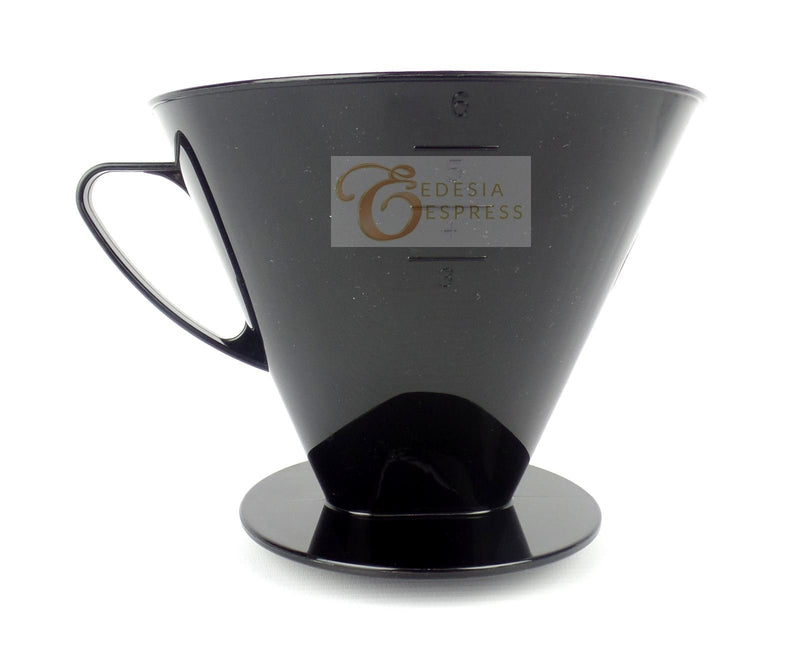 Size 6 Plastic Coffee Filter Dripper Cone by EDESIA ESPRESS - NewNest Australia