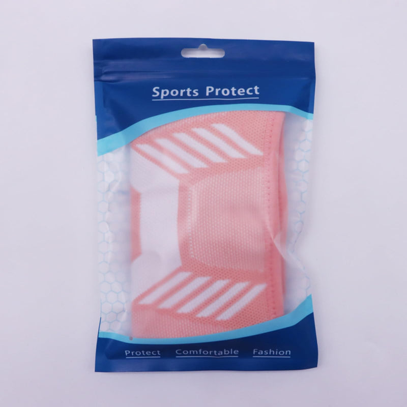 Knee Support For Men And Women, Pack Of 2, Knee Support With Adjustable Straps And Non-Slip Silicone For Sports, Running, Arthritis, Joint Pain, Ligament Injury, Meniscus Tear, Tendonitis (Pink, L) - NewNest Australia