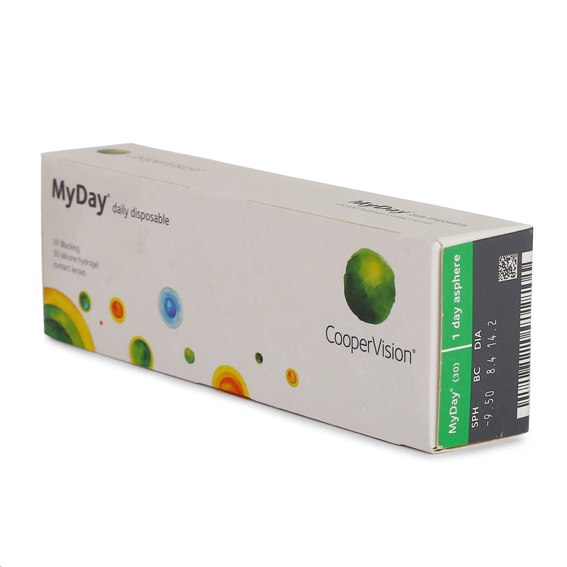 MyDay daily disposable, daily lenses soft, 30 pieces / BC 8.40 mm / DIA 14.20 mm / -5.25 diopters 8.4 millimeters 14.2 millimeters - NewNest Australia