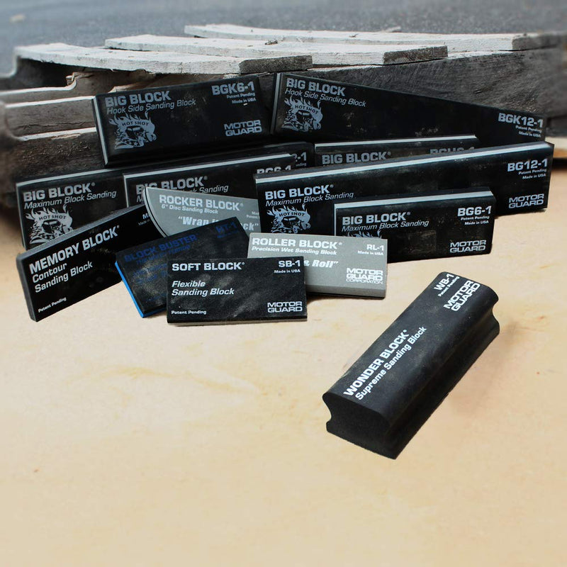 Motor Guard BGH6-1 6-1/2-Inch Big-Block Hole Side Sanding Block - NewNest Australia