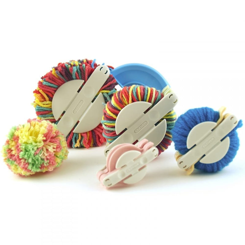 Clover Small Pom-Pom Maker (1-3/8'' x 1-5/8''), 2/pkg - NewNest Australia