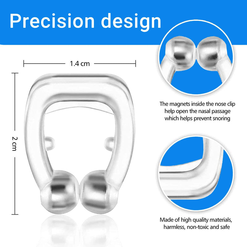Caitang Snoring Stopper, Anti Snoring Nose Clip, Pack Of 6 Anti Snoring Nose Spreaders, Nose Separator Against Snoring, Prevent Snoring, Reduce Noise When Sleeping - NewNest Australia