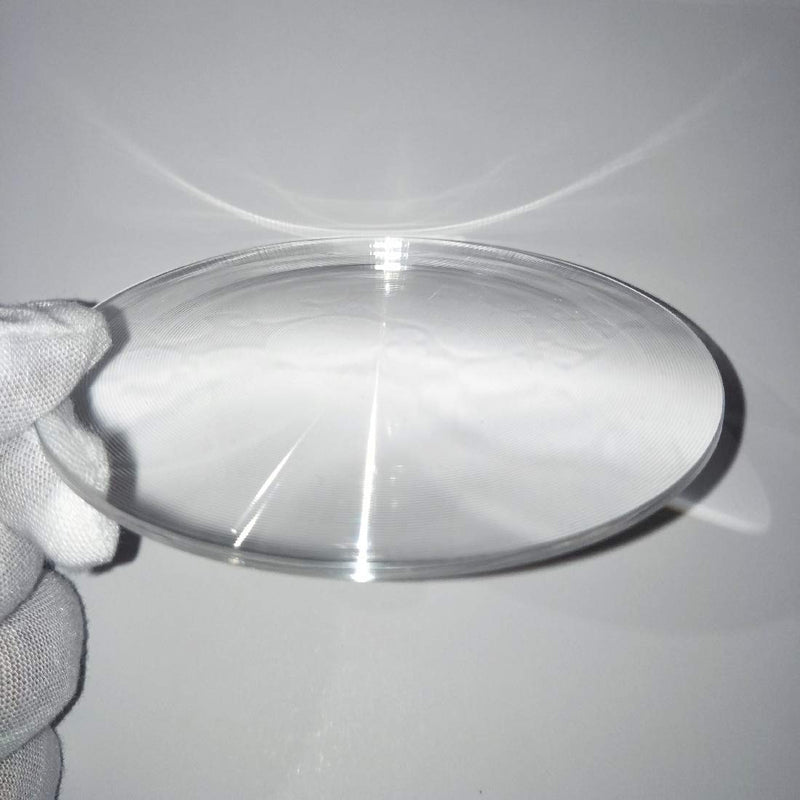 Fresnel Lens, Diameter 100mm (4''), Focal Length 50mm, Acrylic Lens (not Glass), for Physics Classroom,Solar Heating,Magnifiying. (Focal Length 50mm) - NewNest Australia