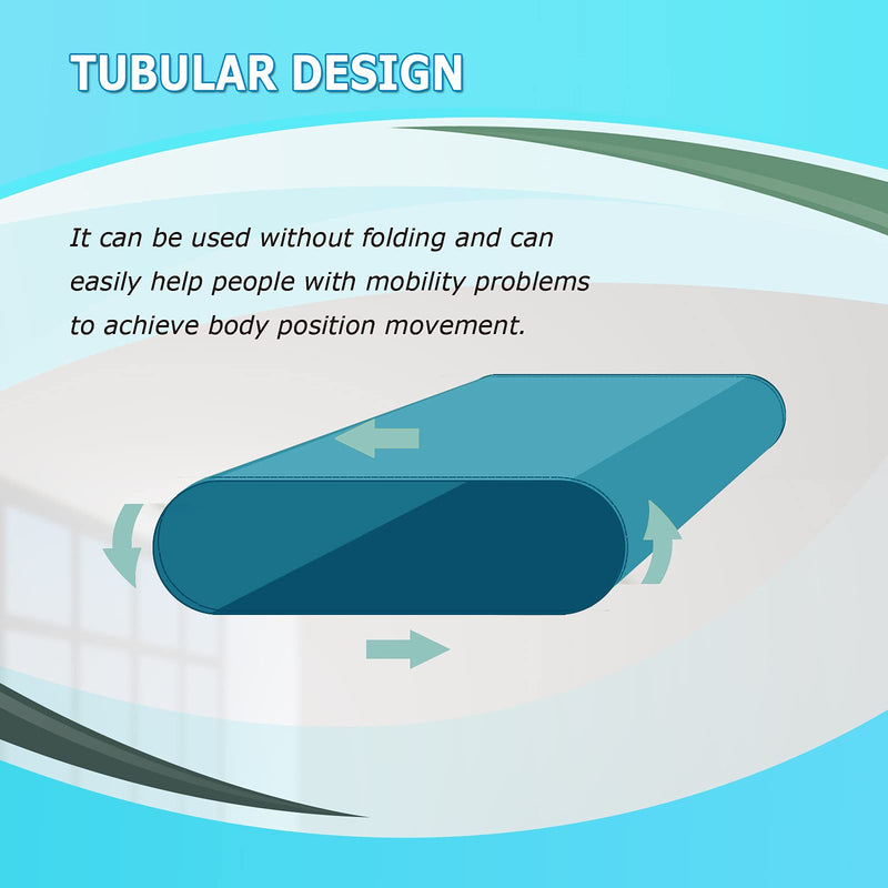 [LOSCHEN] Tubular Slide Sheet for Patient Transfer, Sliding Draw Sheets to Assist Moving Elderly - for Cars, Vehicles, Wheelchairs and Bed Transfers - Hospitals & Home Care (28"x28"(72x72cm), Blue) 28"x28"(72x72cm) Green - NewNest Australia