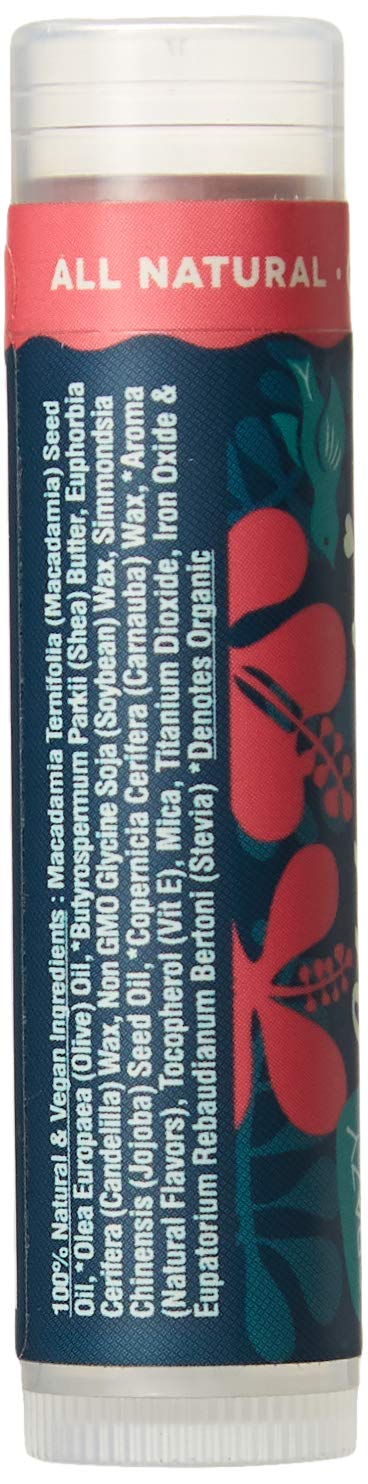 Crazy Rumors Hibiskiss Tinted Lip Balm 'Coral' 4g, Vegan 100% natural - NewNest Australia