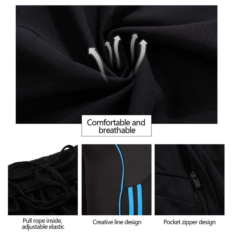 Shinestone Men's Sports Pants, Mens Training Soccer Jogger Running Pants Trousers for Outdoor&Indoor Sports 6611-green Large - NewNest Australia