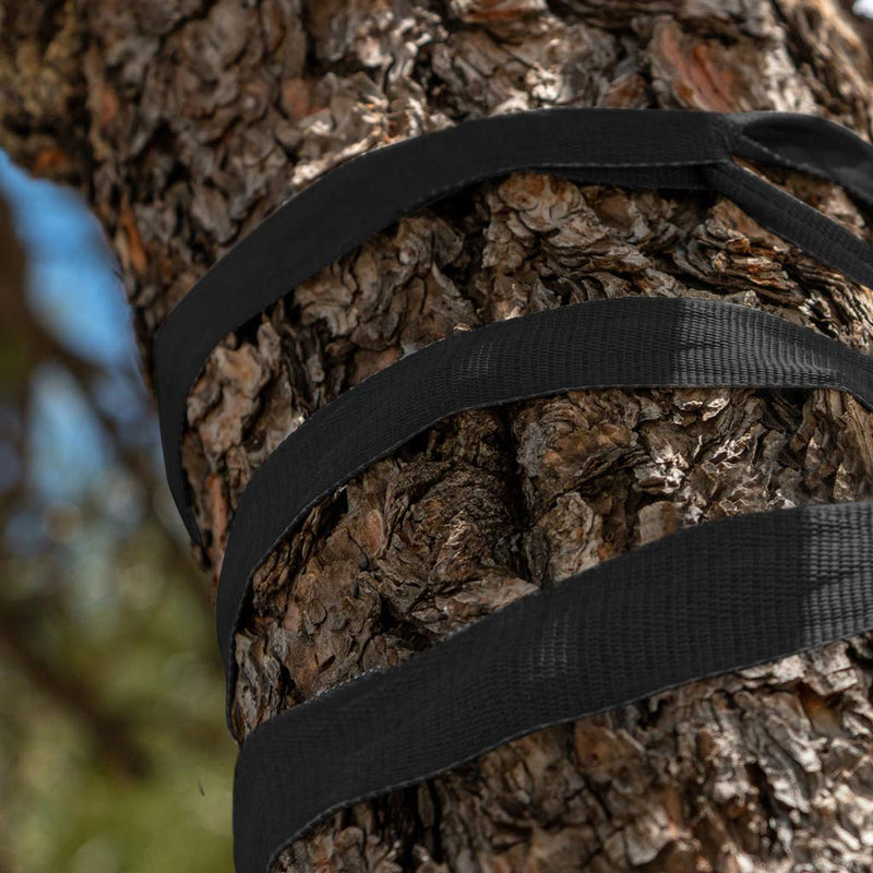 Shintop Durable Tree Tie Strap, 65 Feet Pull Tape for Garden Plant Supports (2200 LBs Tensile Strength, Black) - NewNest Australia