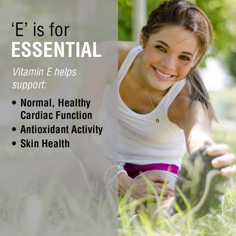 Solaray Vitamin E, d-Alpha Tocopherol 1000IU | for Healthy Cardiac Function, Antioxidant Activity & Skin Health Support | Lab Verified | 60 Softgels - NewNest Australia