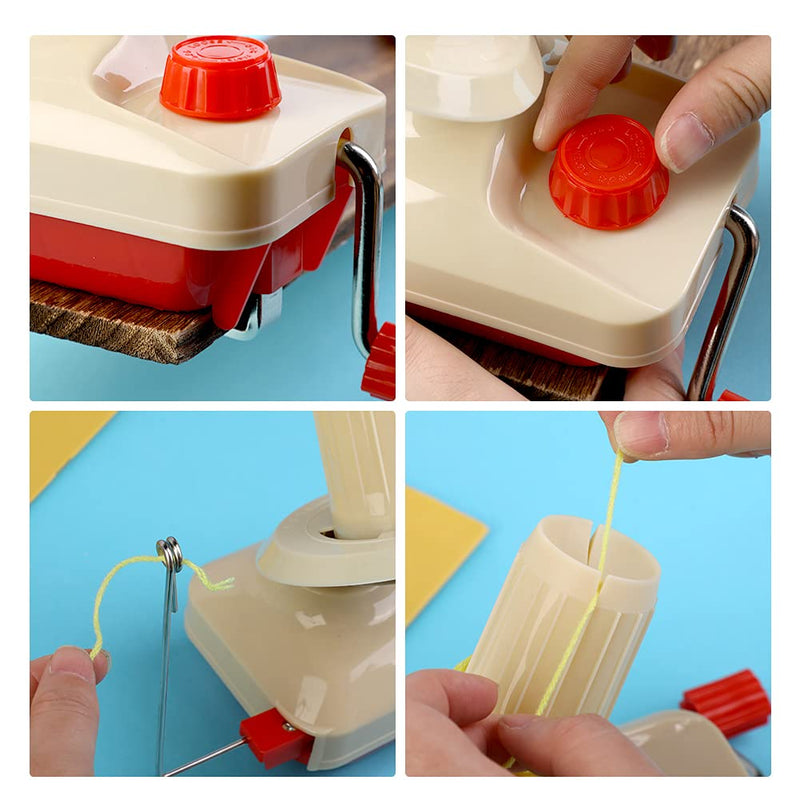 BUTUZE Yarn Ball Winder with 25 Pieces Stitch Knitting Needles,Convenient Ball Winder for Yarn,Yarn Swift and Ball Winder Combo with Easy Installation for Yarn Storage - NewNest Australia