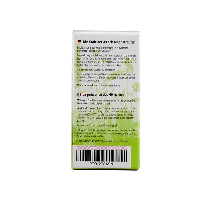 ANCENASAN® herbal 120g - The POWER of 49 bitter herbs and spices - bitter substances without alcohol - gluten-free, vegan, 100% natural - NewNest Australia