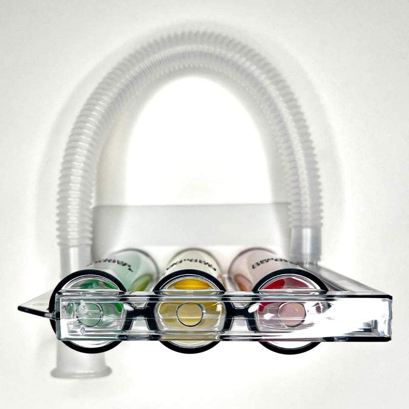 3-chamber breathing trainer, respiratory trainer for speech therapy, therapy, occupational therapy, lung training, lung trainer, respiratory training. - NewNest Australia