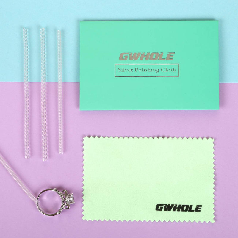 GWHOLE Ring Size Adjuster with Silver Polishing Cloth,Set of 4 (2mm/3mm) - NewNest Australia