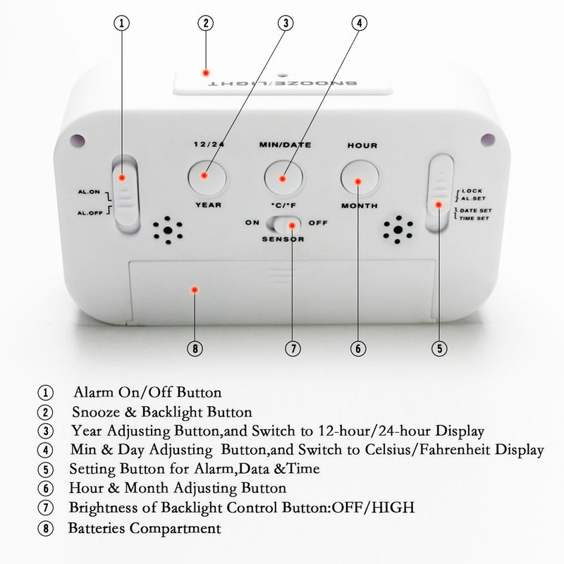 NewNest Australia - BOYON New Desk Clock All (8#) 