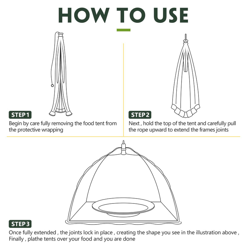 Dome Screen Plant Covers 4 Packs Reusable Mesh Plant Cover Tent 17 Inch Outdoor Plant Tent Collapsible Plant Umbrella Mesh Cover Plant Netting Food Covers Net for Outdoor Plants Vegetable Gardening - NewNest Australia
