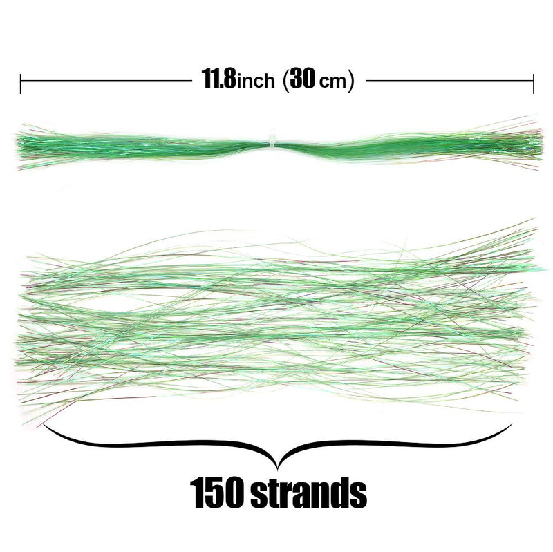 Fly Tying Materials 12 Colors Krystal Flash Holographic Ripple Flashabou Flies Fishing Lure Making Supplies 3-Holographic Flashabou Set C - NewNest Australia