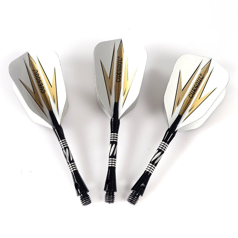 CUESOUL 20/23/26 Grams Steel Tip Darts - Black Coating Brass Barrels 23 Grams - NewNest Australia