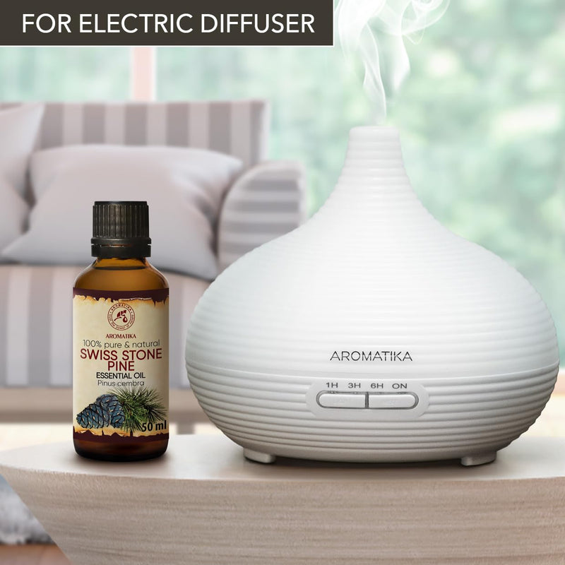 Pine Oil 50 Ml - 100% Natural & Pure Essential Pine Oil - Pinus Cembra - Pine Oil For Sauna - Aromatherapy - Aroma Diffuser - Natural Pure Oil From The Pine - Arve Oil - NewNest Australia