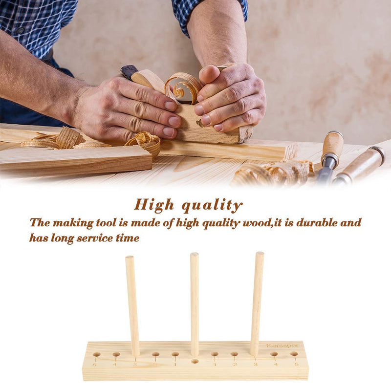 Karsspor Bow Maker Bow Making Tool for Ribbon, Wooden Wreath Bow Maker for Making Gift Bows, Wrist Corsages, Party Decorations, Hair Bows, Holiday Wreaths(with Instructions) - NewNest Australia