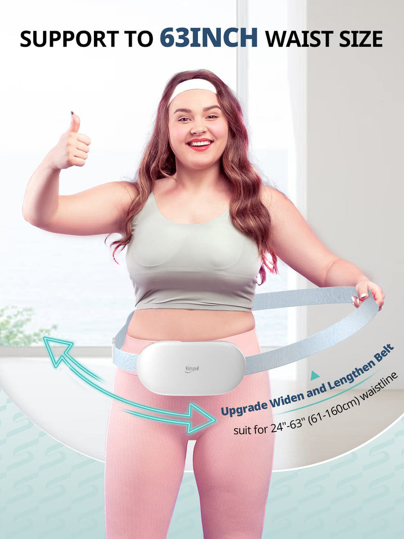 Slimpal Heating Pad for Period Cramps&Back Pain, Plus-Sized Electric Heating Pad, Menstrual Period Cramps Heat Belt Pain Relief, 3 Timer Auto Off Setting, Girls Women Wife Beige - NewNest Australia