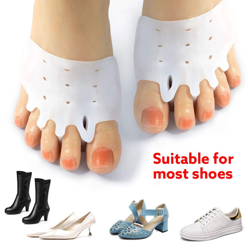 Gel Metatarsal Pads 6Pcs, Ball of Foot Cushions with Breathable Honeycomb Toe Separator Mortons Neuroma Callus Metatarsal Foot Pain Relief Bunion Forefoot Cushioning Relief Women - NewNest Australia