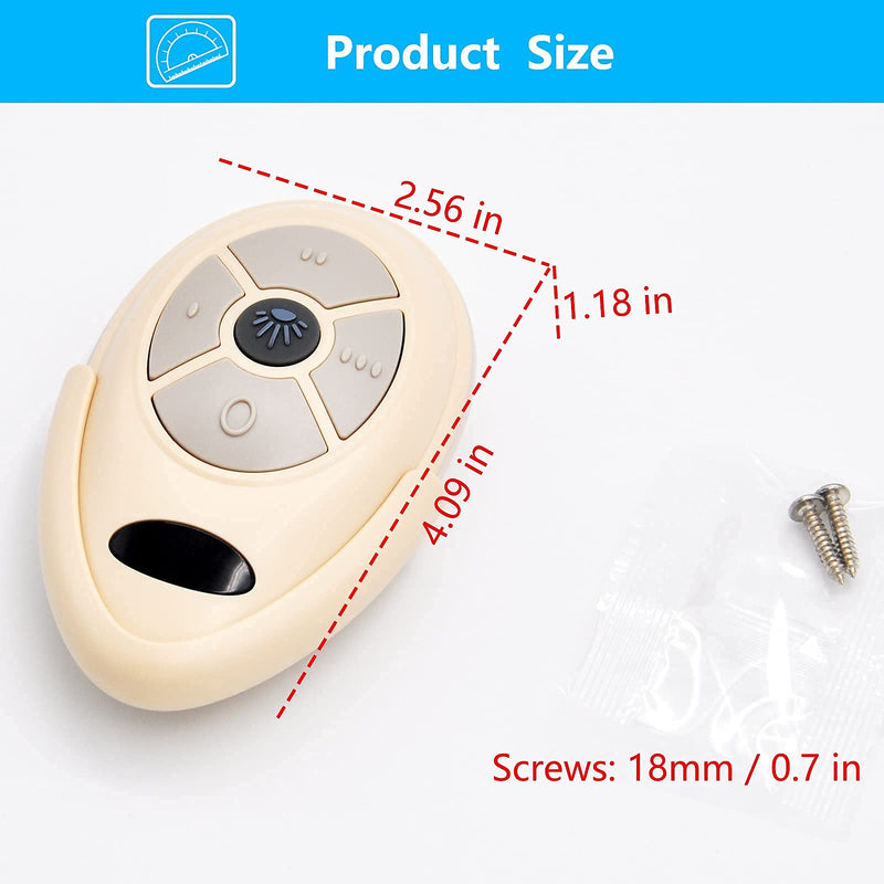 35T1 Ceiling Fan Remote Control Replacement for Harbor Breeze Allen Roth, 303.9MHz, 3-Speed, Light Dimmer, Learn Key, Replace FAN-53T FAN-11T L3HFAN35T1 FAN-35T1 L3HFAN35T FAN-35T (Remote Only) - NewNest Australia