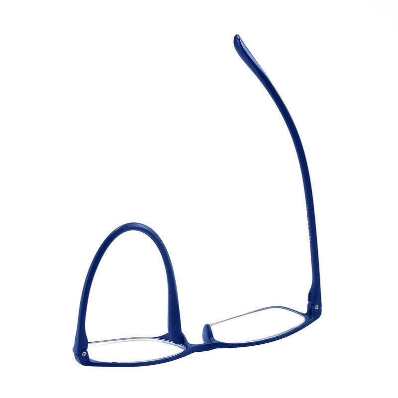 PROFLEX BluOptix with blue light filter, lightweight, flexible, scratch-resistant, unisex (women + men), computer screen technology reading glasses +0.0,+1.0,+1.5,+2.0,+2.5,+3.0,+3.5,+4.0 blue 3.5 diopters - NewNest Australia
