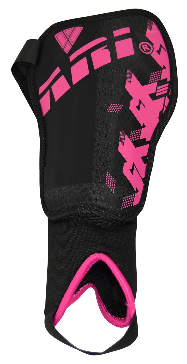 VIZARI Napoli Flexx Kids Soccer Shin Guards Hard PP Shell Shin Guards with Adjustable Straps and Padded Backing - Size PW- Shin Guards with Unique Graphics Stylish for Boys and Girls - NewNest Australia