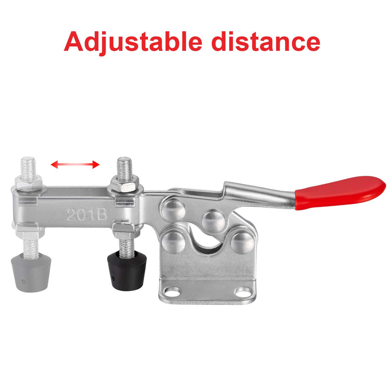 Accessbuy 4pack Hold Down Toggle Clamps Latch Antislip Red 201-B 220lbs Quick Release Tool - NewNest Australia