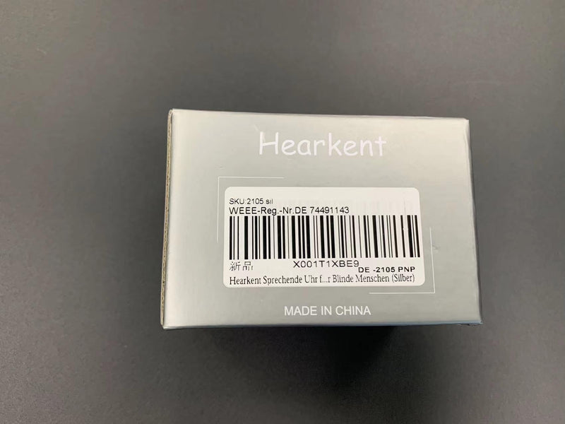Hearkent Talking Watch for Visually Impaired or Seniors LCD Large Number Easy to Read Atomic Talking Watches for Blind People Silver - NewNest Australia