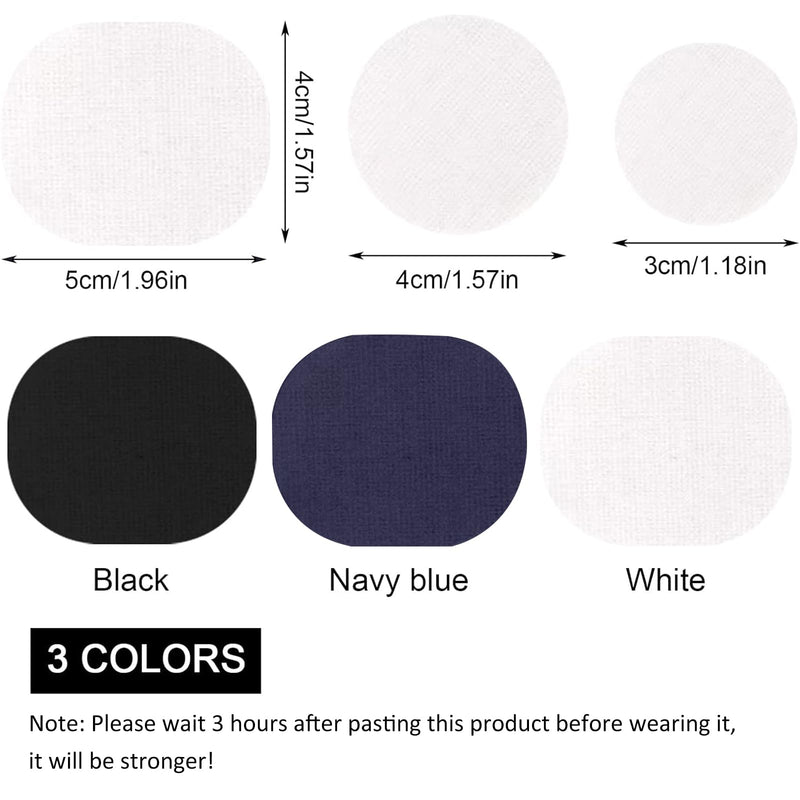 Self-adhesive Repair Patches Pack of 18 Self-Adhesive Heel Patch Self-Adhesive Shoe Heel Protection Shoe Hole Repair Patch Round Repair Patch Self-Adhesive for Sneakers Clothing - NewNest Australia